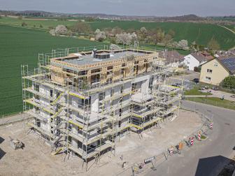 Richtfest zum MFH - Zimmerplatz II in Flehingen