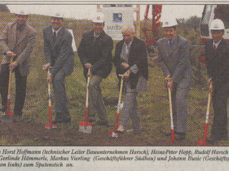 Knittlingen - Spatenstich für das Bauprojekt an der Stuttgarter Strasse