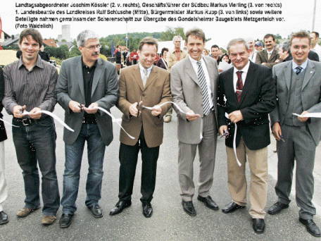 Eine "runde Sache" am Eingang von Gondelsheim