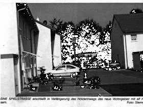 Ein Bauträger hat dort elf Häuser gebaut und das Areal auf seine Kosten erschlossen.