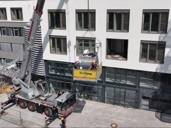 Ärztehaus Bretten - Anlieferung MRT