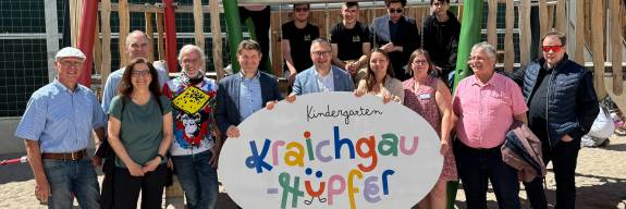 Einweihung Kindergarten Kraichgau Hüpfer